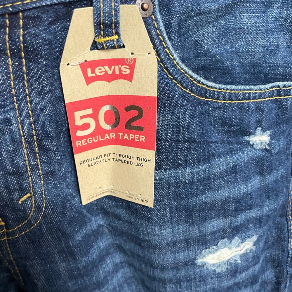 Levi’s 502™ TAPER FIT BIG BOYS JEANS, 33x28, new, last one!